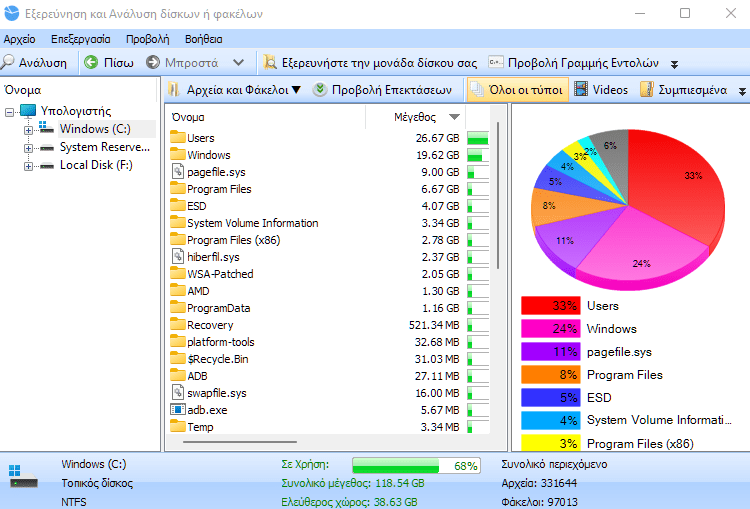 καθαρισμός PC από άχρηστα αρχεία 1mkαa