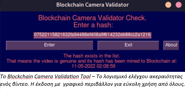 Blockchain Camera 2μα