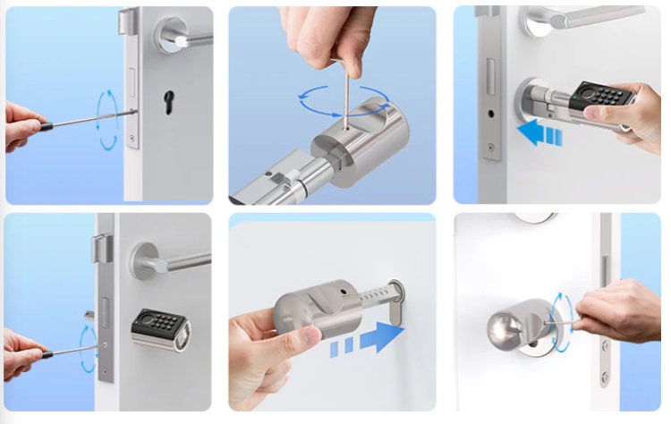 WeLock ToucA51 Pro Smart Lock- έξυπνη κλειδαριά 2α