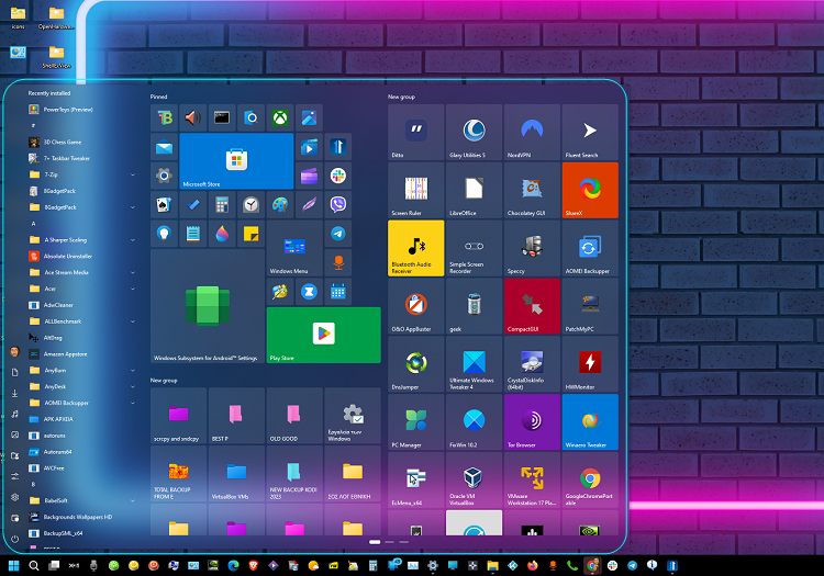 Windows apps 11α