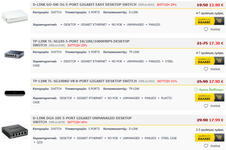 οικιακό δίκτυο ethernet 1ανμ