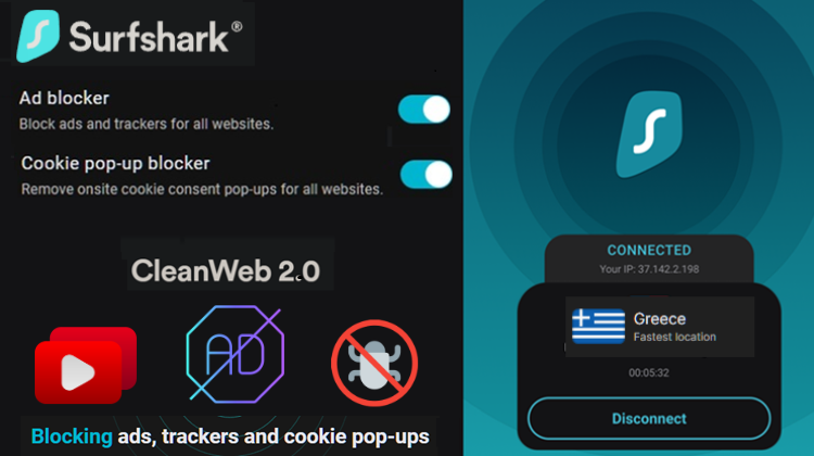 FEATURED Surfshark VPN Ανωνυμία Ad Blocker Antivirus Anti-Phishing - Όλα Σε Ένα