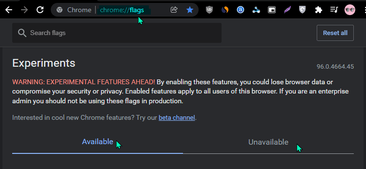 chrome_flags 1αμν