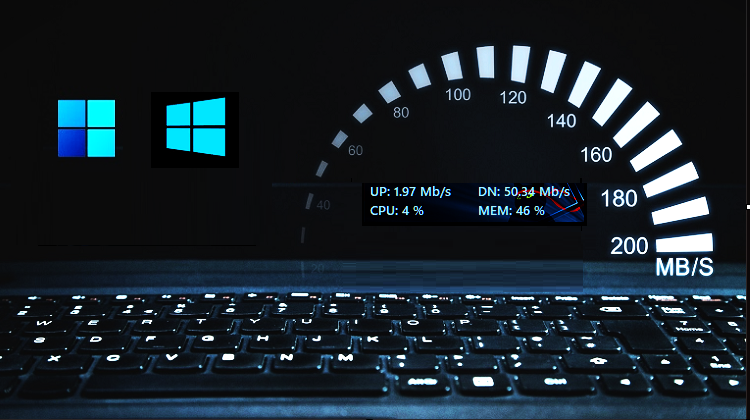 featured Εμφάνιση Ταχύτητας Internet CPU RAM Οπουδήποτε Στην Οθόνη 3